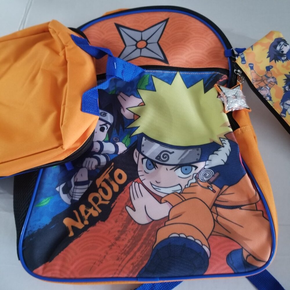 Naruto 5 piece Backpack Set - Picture 2 of 7
